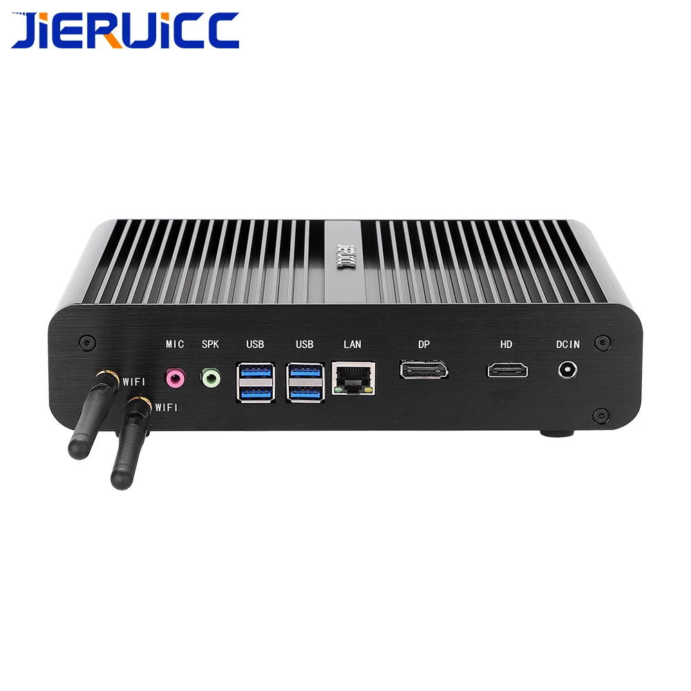 Fanless Windows10 Gaming Mini PC  i7 8565U Mini PC DDR4 RAM for HTPC SMB