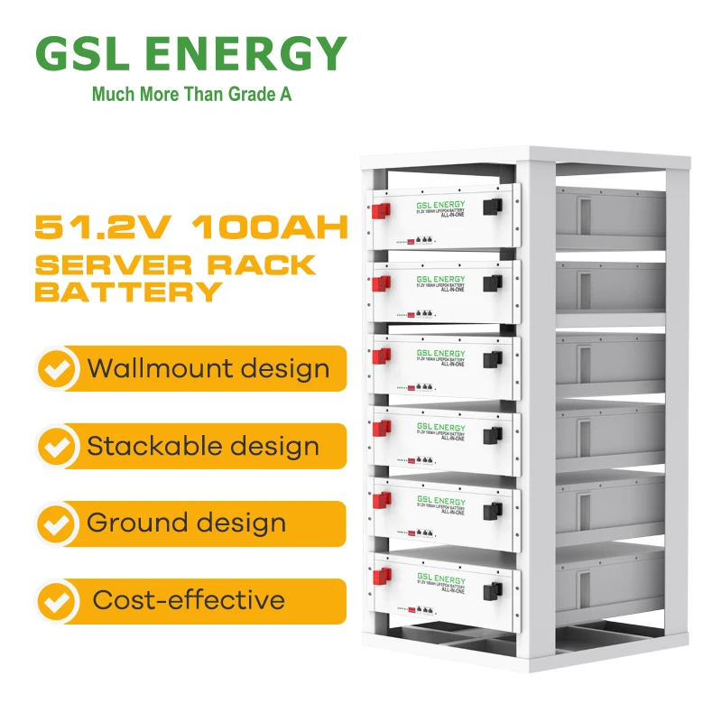 GSL ENERGY shenzhen factory price 5kwh 15kwh 20kwh lifepo4 48v solar battery 48v 200ah 10kwh lifepo4 battery lithium ion battery