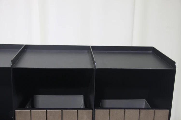 outdoor wpc wood classification garbage trash can outside garden street recycle waste bin public commercial separate dustbin