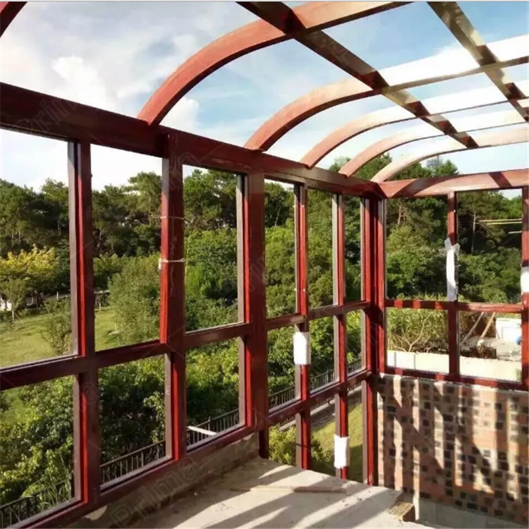 Prima China factory sunroom furniture sets indoor cheap sunroom kits aluminum frame sunroom