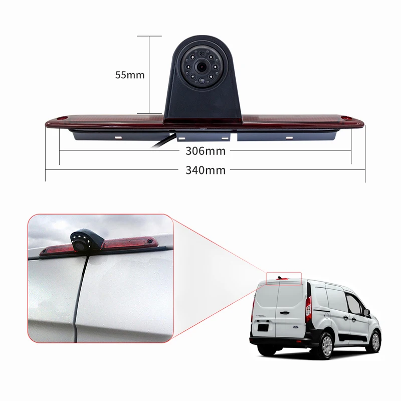Камера заднего вида со светодиодной подсветкой для Mercedes Sprinter / VW Crafter