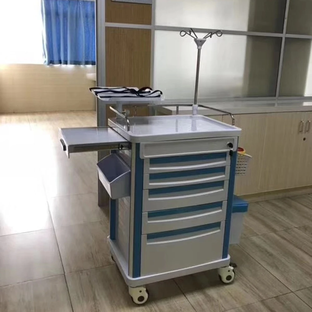Кормящих предметы первой помощи ноутбук больницы ICU abs скорая помощь медицинская тележка аварии FCA-03
