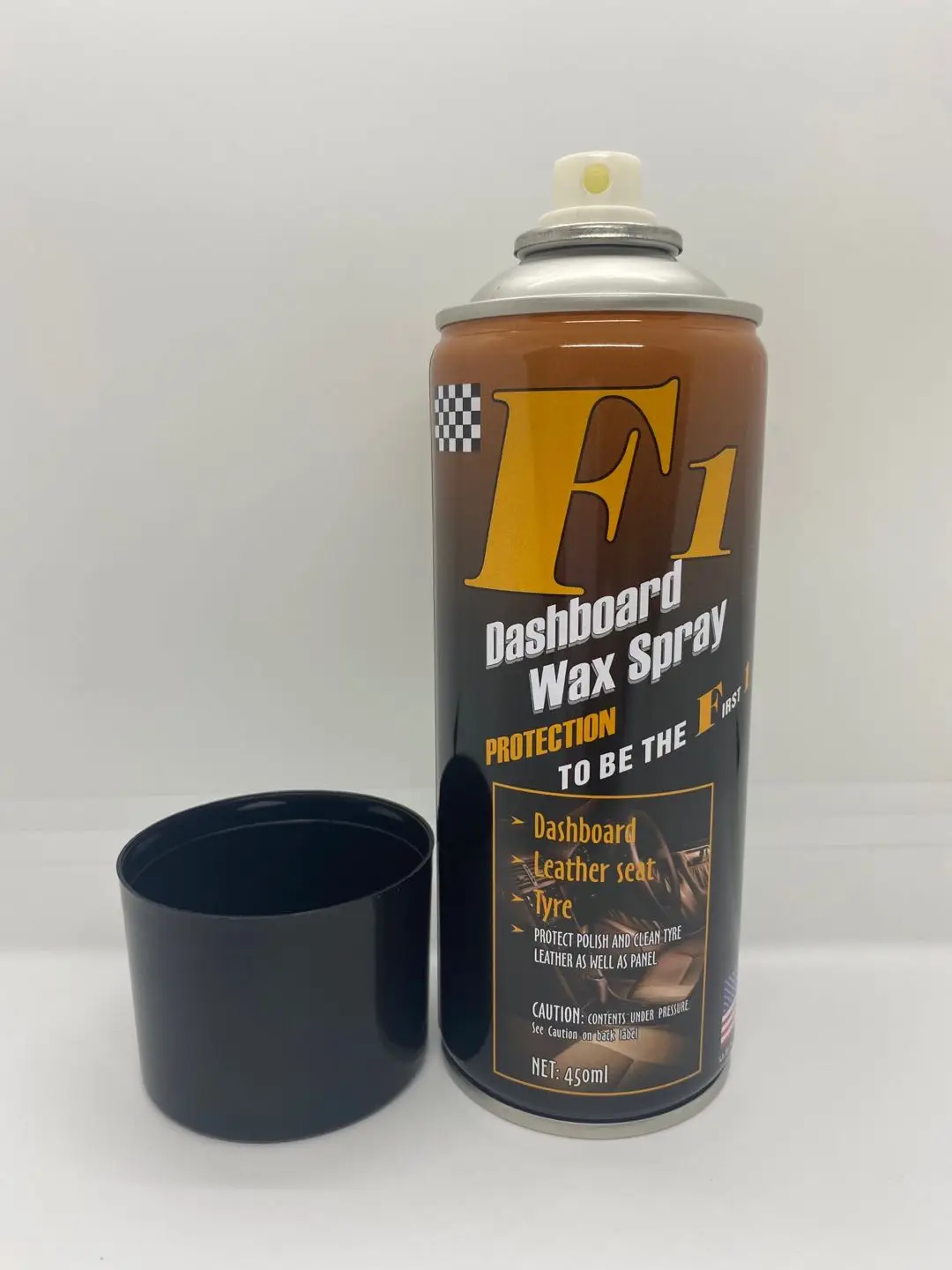 Hot sale OEM 450ML Super Shining New Formula Car Care Wax Leather Spray Car Dashboard Polish