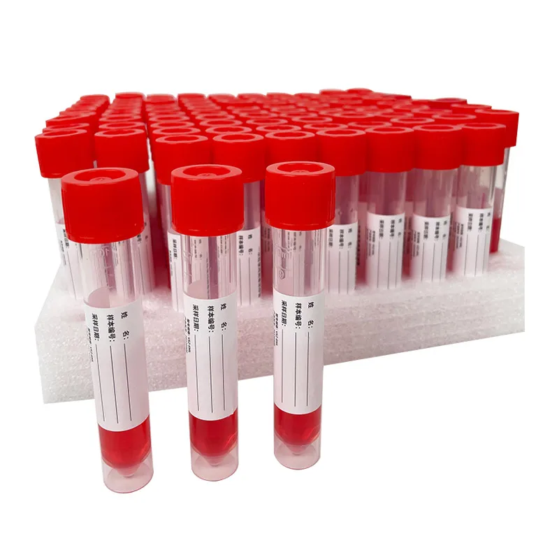 OEM Transparent Disposable Specimen Collection Sampling Tube