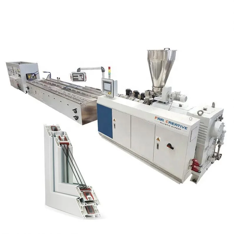 Wpc Pvc Upvc Window Door And Frame Extruder Production Line