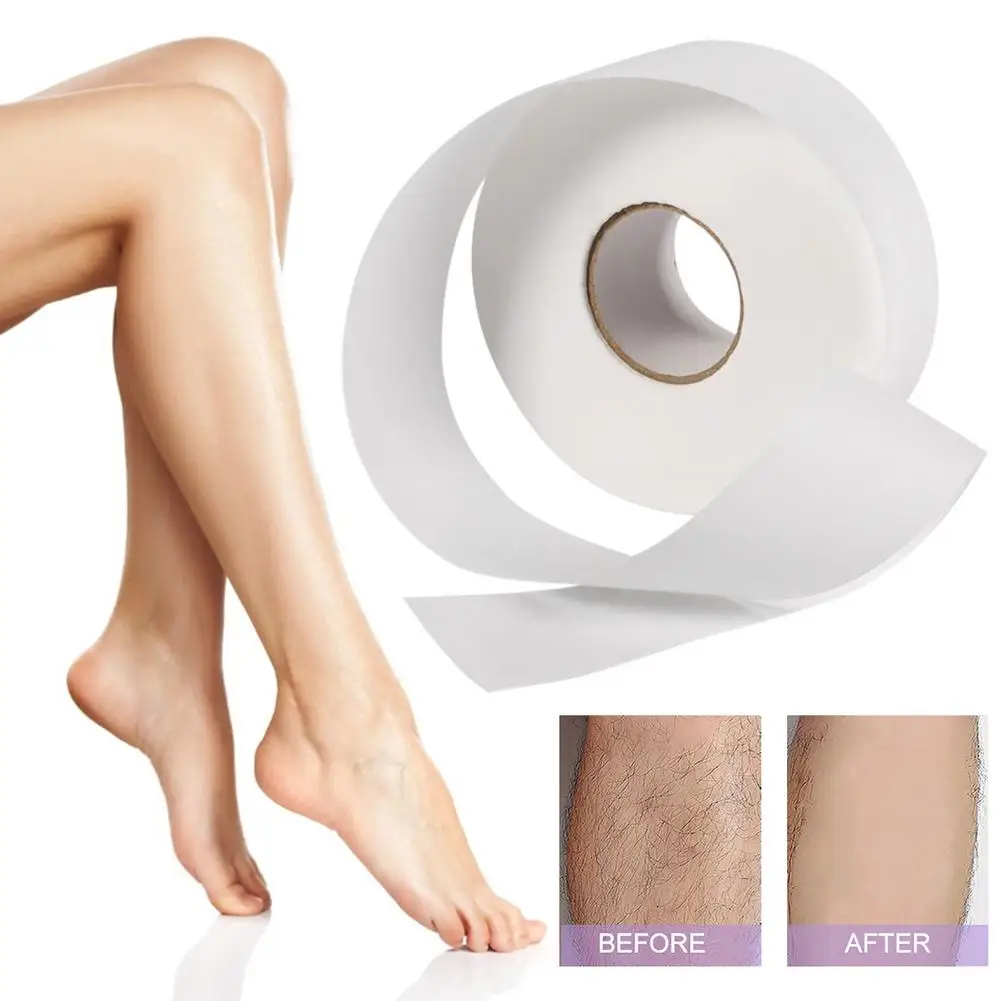 Disposable Nonwoven Epilation Roll Wax Body Leg And Facial Hair Removal Epilating Wax Roll