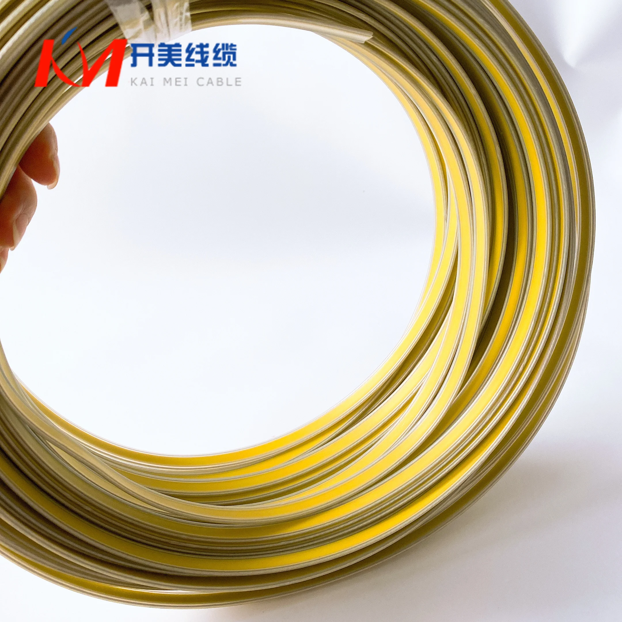Oil Strip cable. Steel tape cable