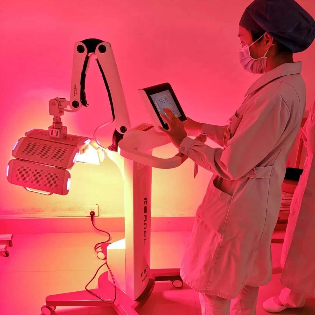 Kernel KN-7000D Red Blue LED Bio Light Thearpy Skin Rejuvenation Acne Treatment Beauty ALA PDT Photodynamic Therapy Machine