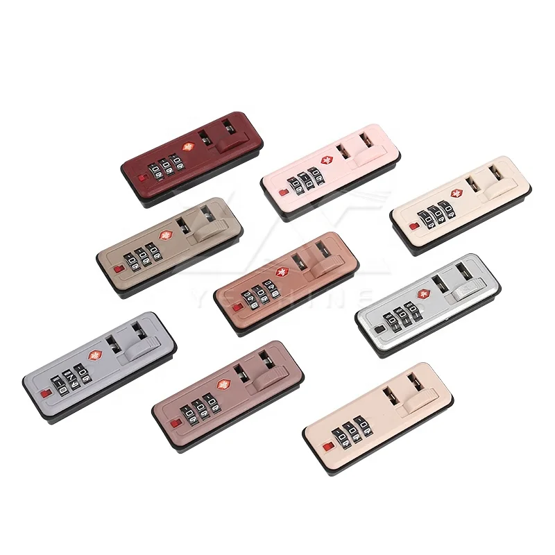 Yeshine 2023 luggage parts locker with lock password lock zipper suitcase