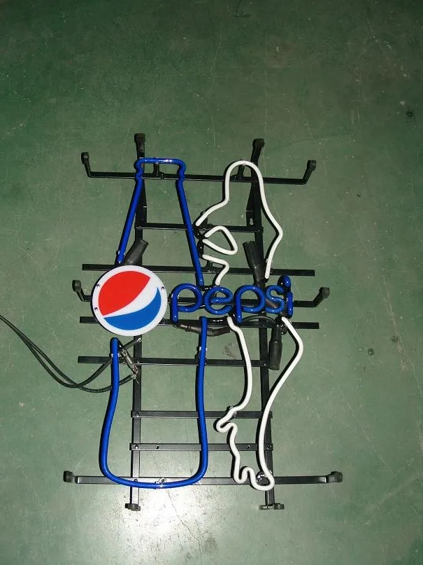 Oem china suppliers car garage glass custom neon sign vintage metal can las vegas neon light sign