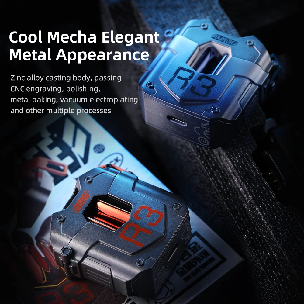 Rock steampunk r3 tws. Xiaomi rock steampunk r3 tws earphone.