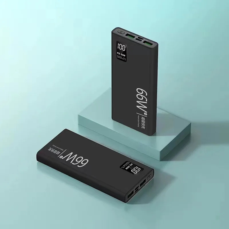 Printing your logo Power Bank 66W Fast Charging  Mini Power Bank