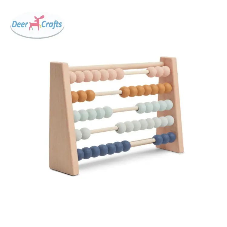 Beads Abacus Rack kids Wooden Abacus Toys Wooden Children Small Computing Rack DA12052