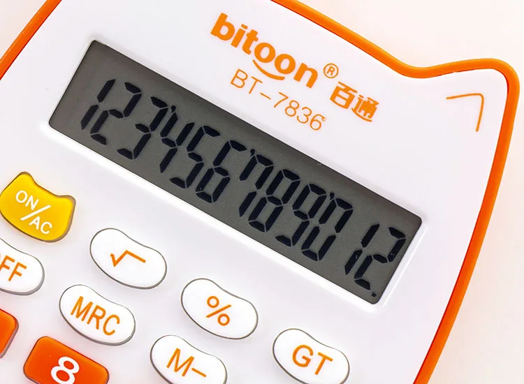 New Arrivals Cute Cat Calculator 12 Digits Students Pink Calculator Mini Scientific Calculator Stationery School Supplie