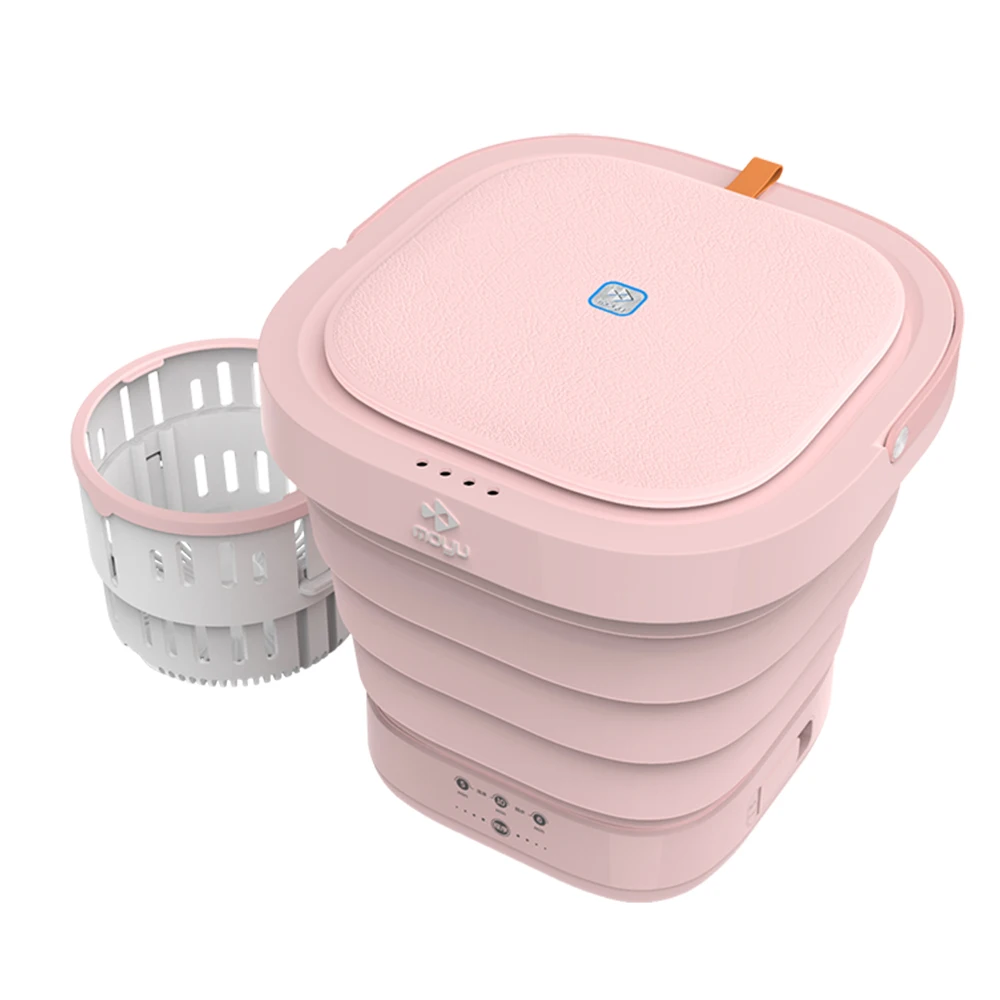 
Amazon Moyu Foldable Portable Washiing Machine Small Clothes Washer Dryer for Business Travel Home 