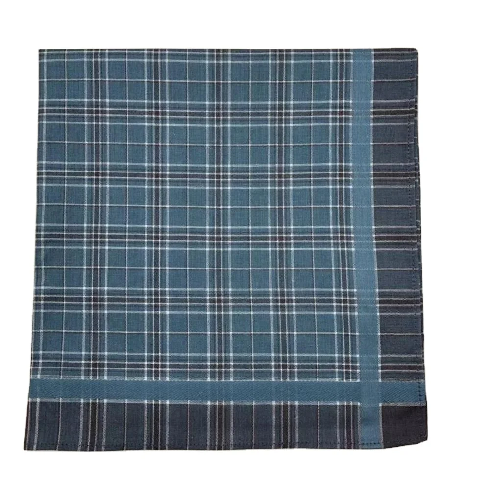 100% хлопок индивидуальные мужские полосатые тканый платок нового дизайна рисунок сатин носовой