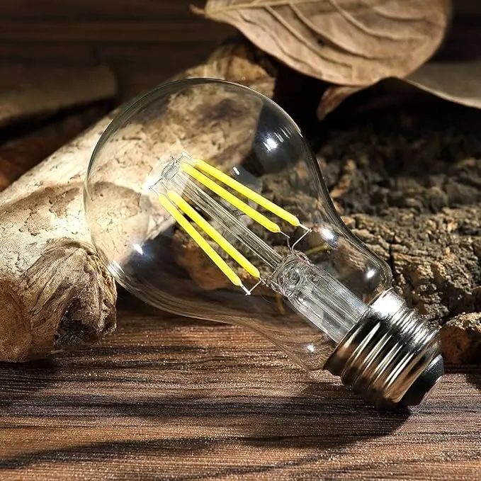 Edison LED outdoor 220V waterproof E27 screw bulb Energy-saving decorative lighting warm white retro A60 bulb
