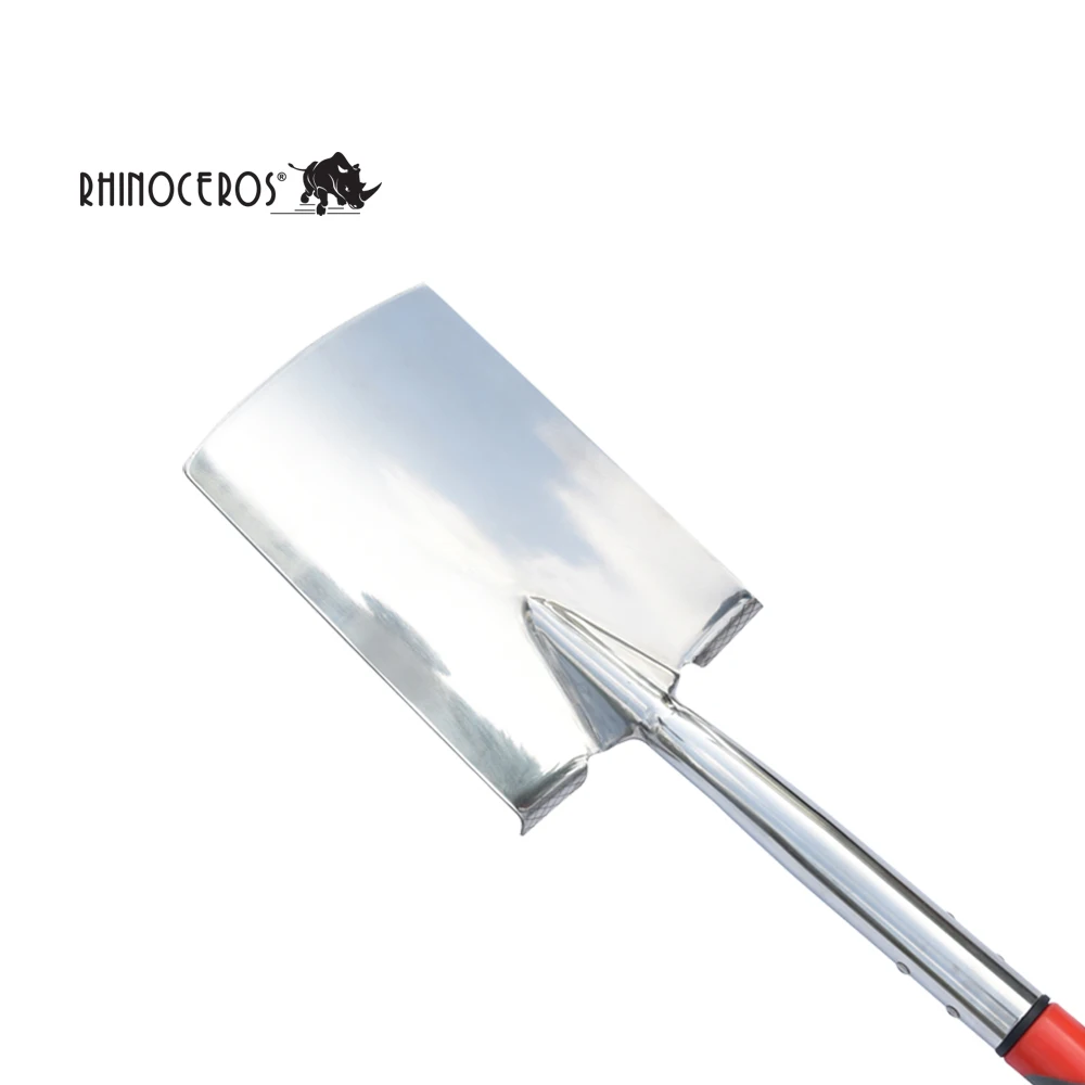 High Quality Professional Garden Tool Y shape Ergonomic Handle Digging Garden Stainless Steel Spade Shovel For Cultivators