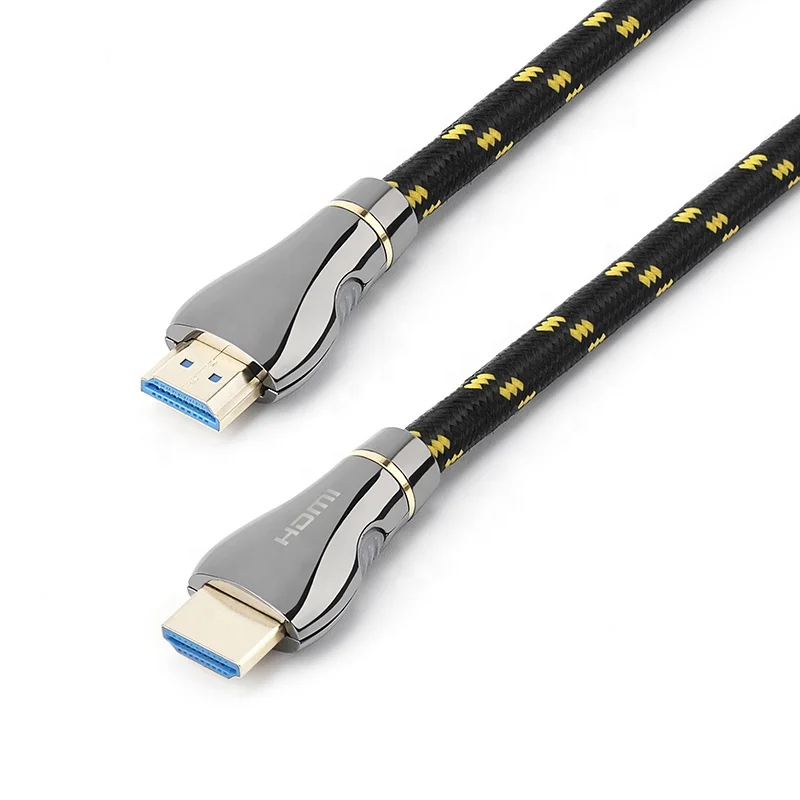 Certificated Ultra High Speed 8K@60Hz 4K@120Hz Braided HDMI CABLE support eARC/ HDR/ 3D/RGB4:4:4 High Quality HDMI 2.1v cable