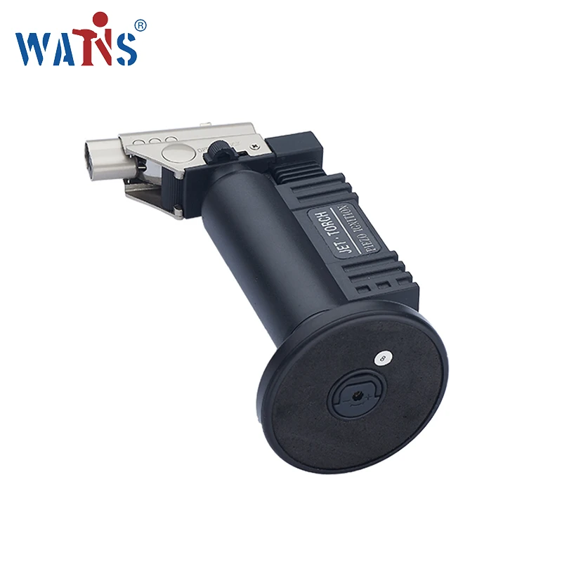 Promotional BS-270 portable butane outdoor camping stainless steel torch lighter