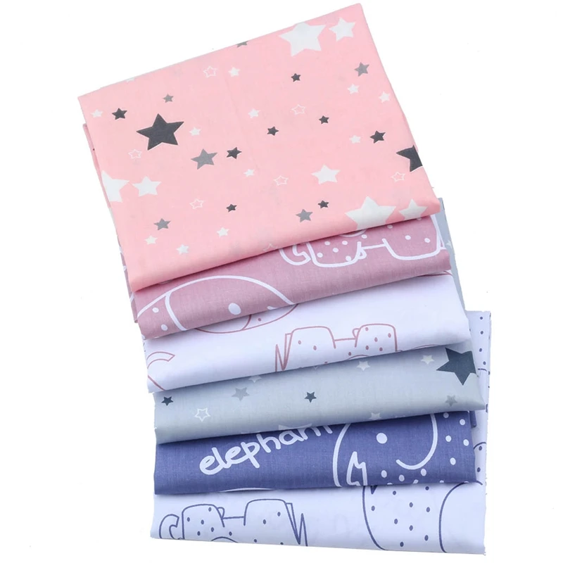 Высококачественное шитье «сделай сам» из 100% хлопка со звездным небом и саржевым переплетением