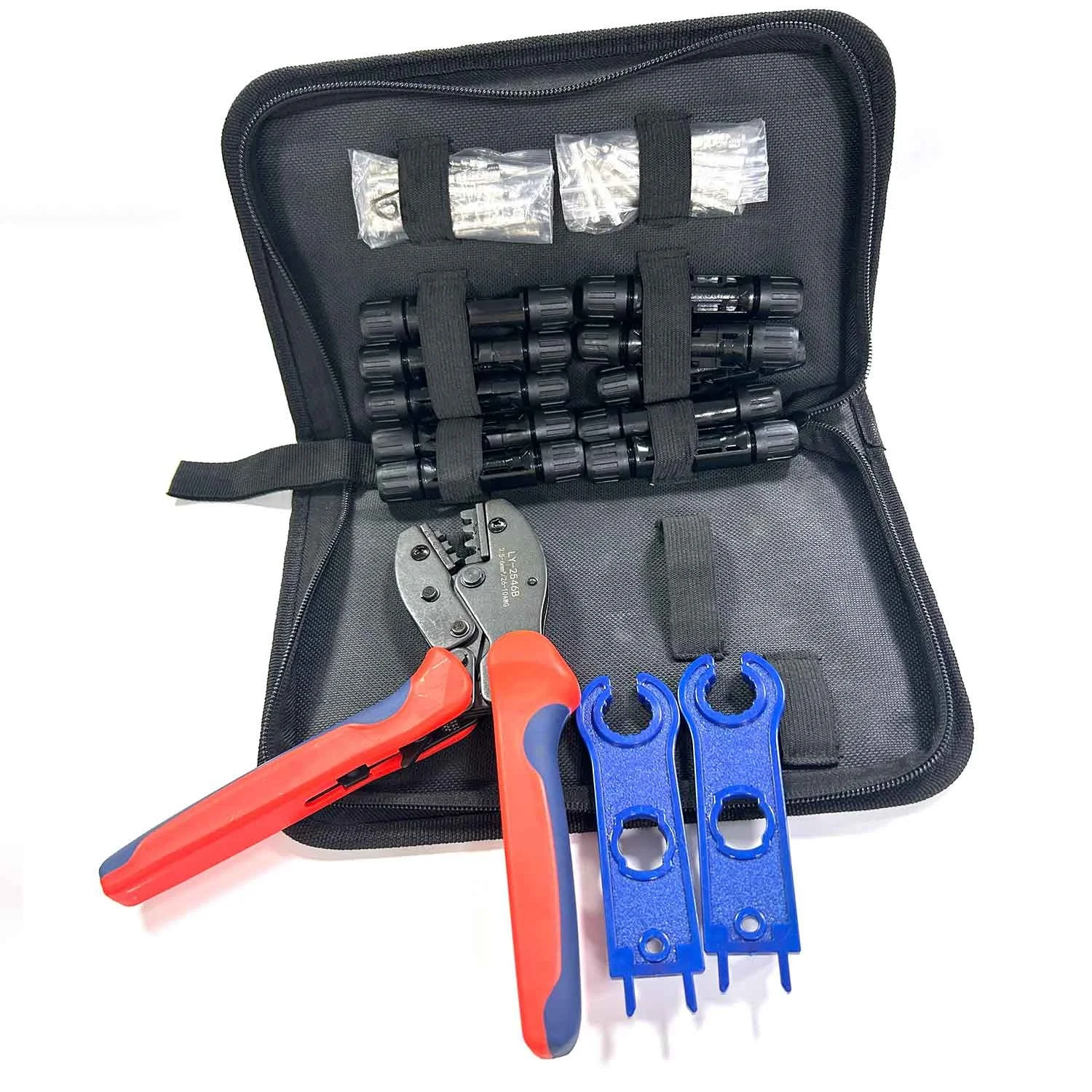 Ly-2546b Crimping wire Pliers cable Tools set For 2.5-6mm2 Solar Connectors panel PV Terminal Solar Crimp Set