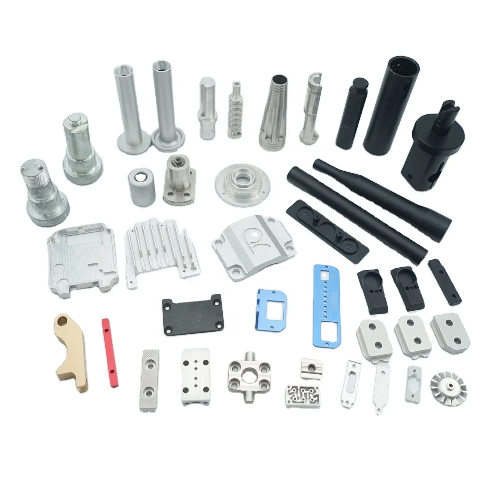 Custom CNC Machined Anodized Aluminum Precision CNC Spare Turning Metal Machining Milling Manufacturer Service Parts