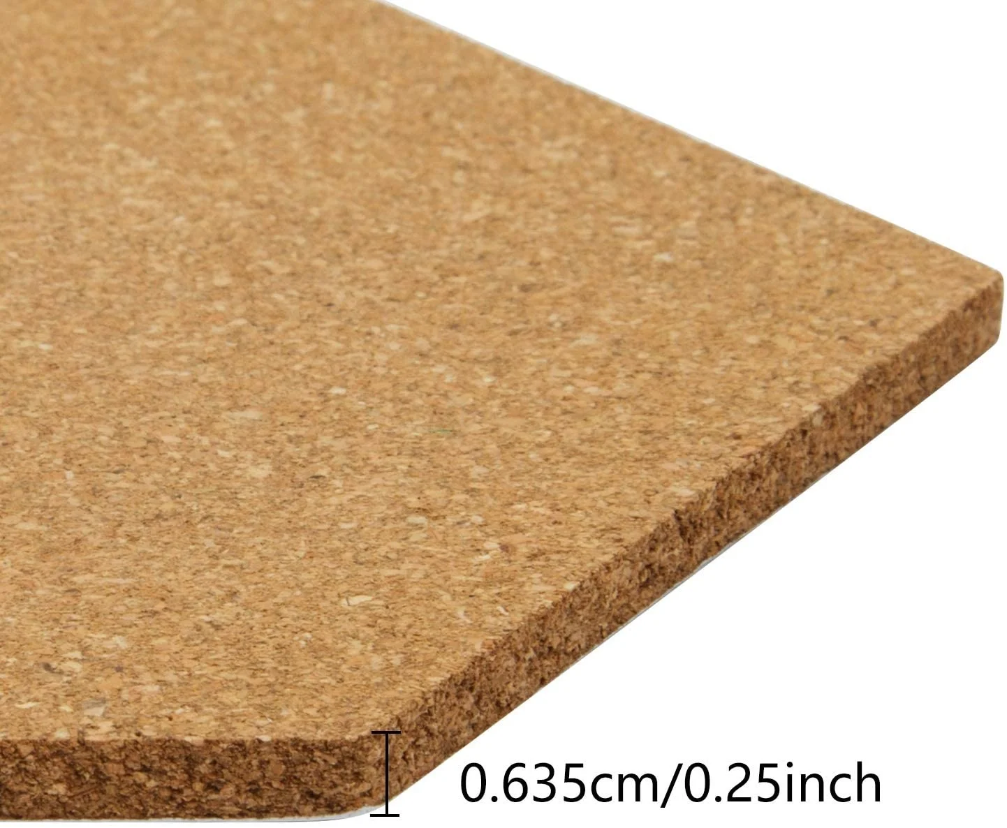
Self-Adhesive Cork Board Tiles Mini Wall Bulletin Board with 50 Multi-Color Push Pins 