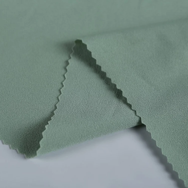 
New Arrival Recycled Polyester Spandex Knitted Twisting Habijabi RPET Fabric for Making Dress 