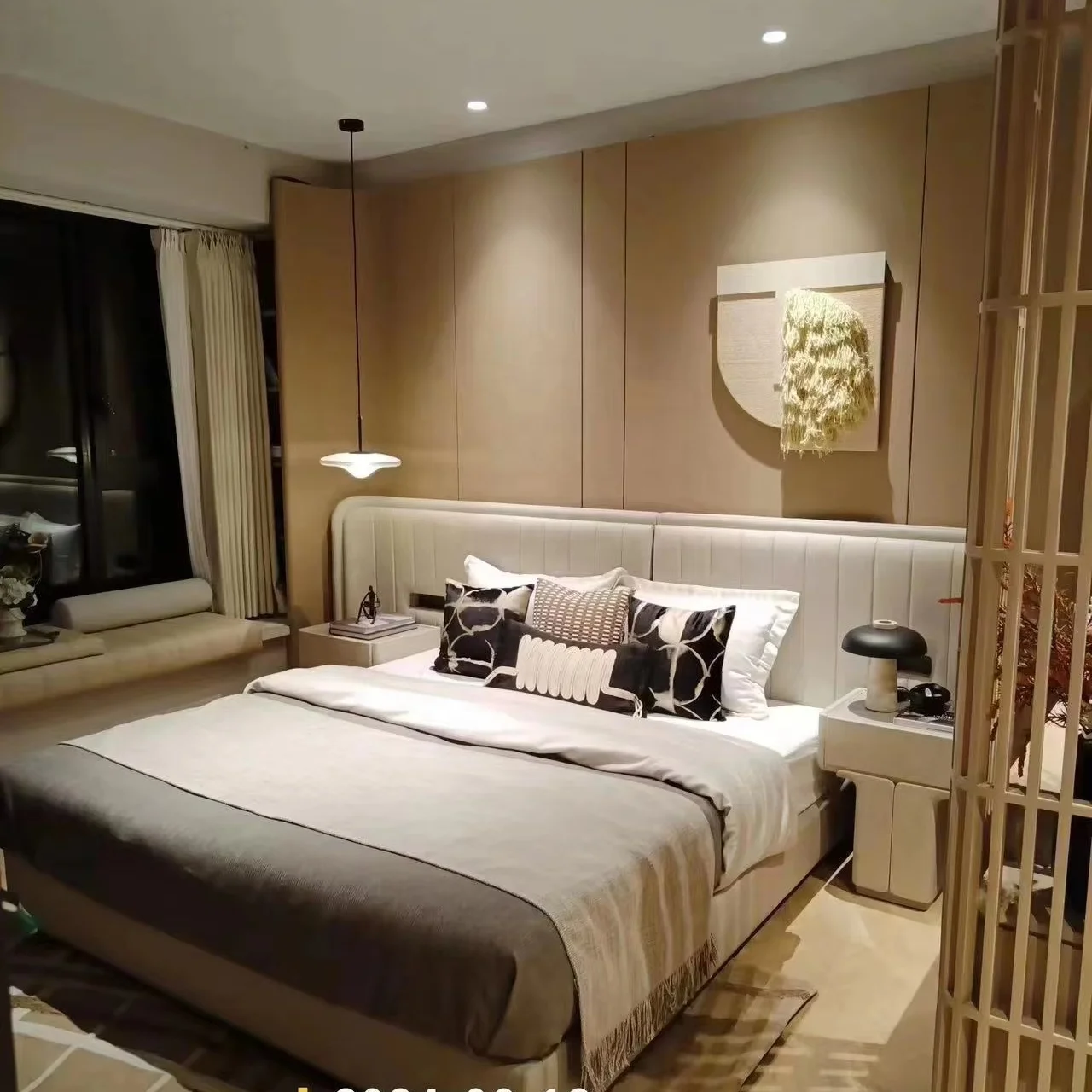 Custom Made Luxury Wooden TV Cabinet With Storage Standard Hotel Bedroom Living Room Furniture