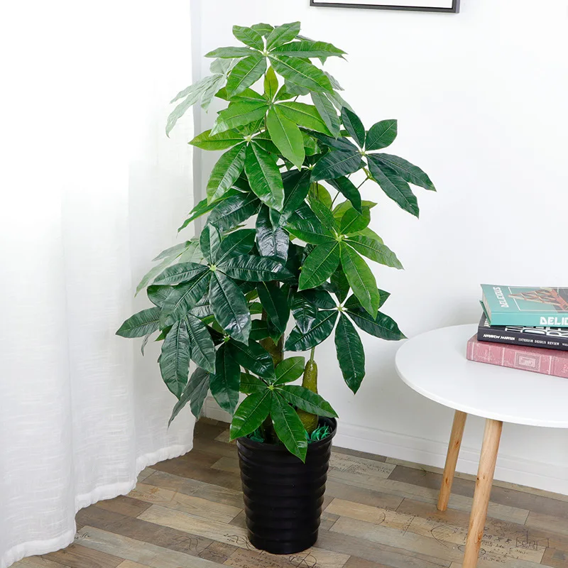 Simulation Palm Tree Artificial Plant Ficus Lyrata Dypsis Lutescens Artificial Banana Tree Tropical Classic Artificial Tree