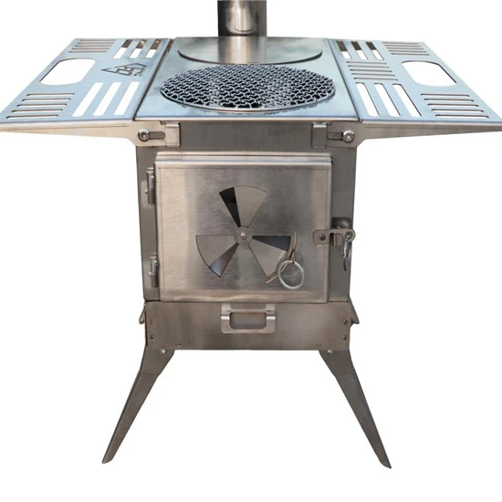 
Factory direct supply bbq grills hot tent wood stove outdoor light weight tent stove 