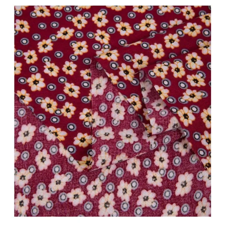 
China wholesale floral printed fabric 100% viscose rayon material for female nightwear 