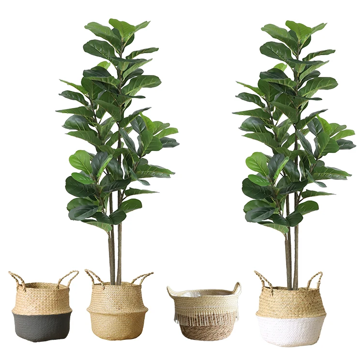 Fiddle tree Hot sale Artificial Fig Plants Plastic ficus trees Fiddle tree