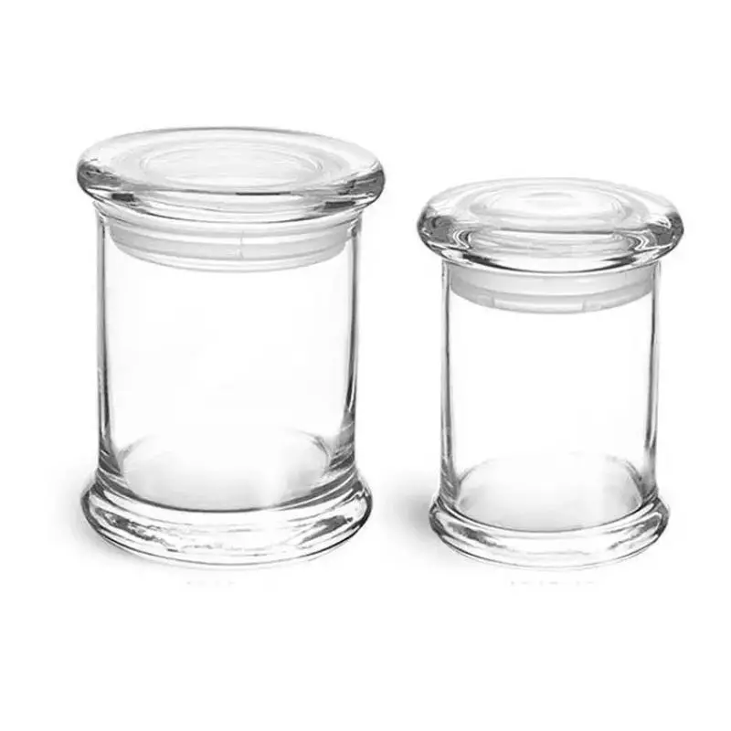Lowest Price Candle Glass Jar 70ml 220ml 370ml Container Clear Jars