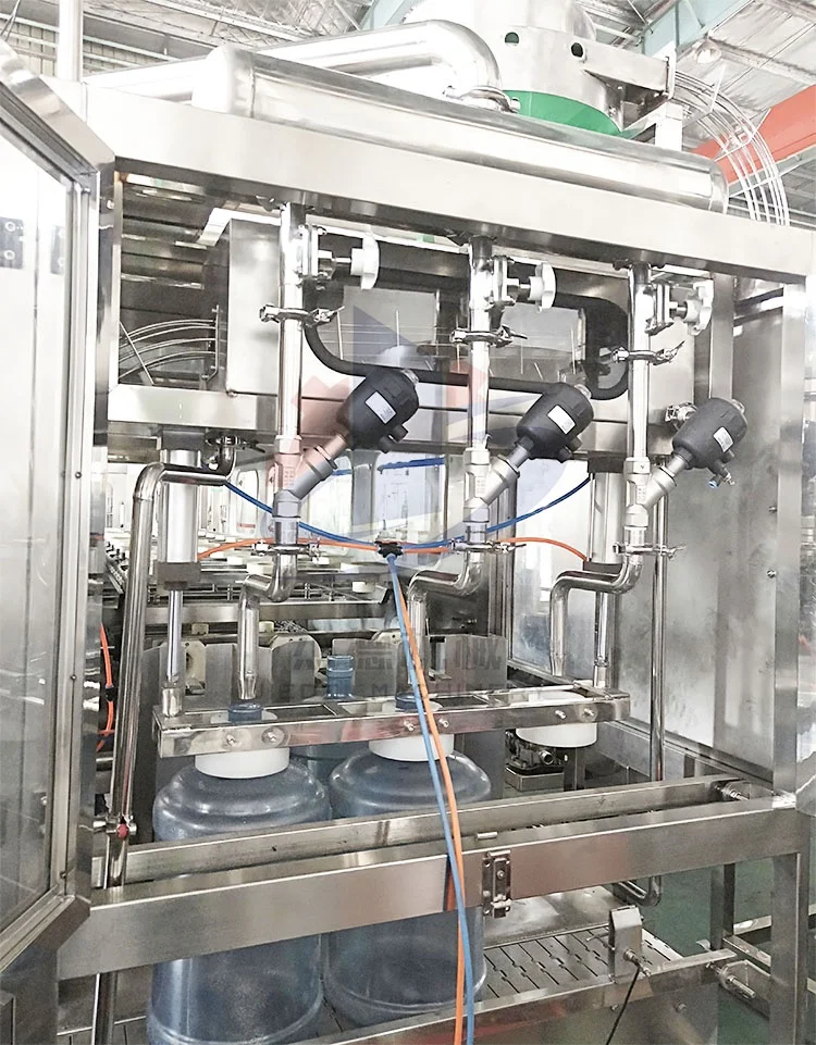 5Gallon 3 in 1 Barrel Mineral Water Filling Machine For 20 Liter PET Bottle