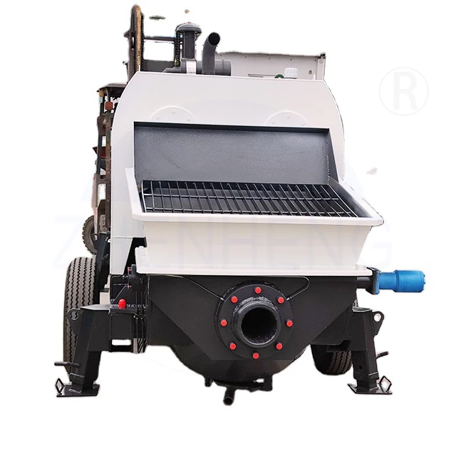 Small diesel concrete pump 30 m3/h 40 m3/h model for sale to Germany