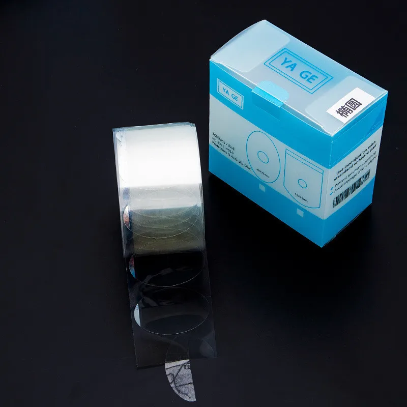 Eyeglasses Transparent Oval Anti Slip Adhesive Sticker Tape Processing Polishing for Glasses Auto Edger Accessories