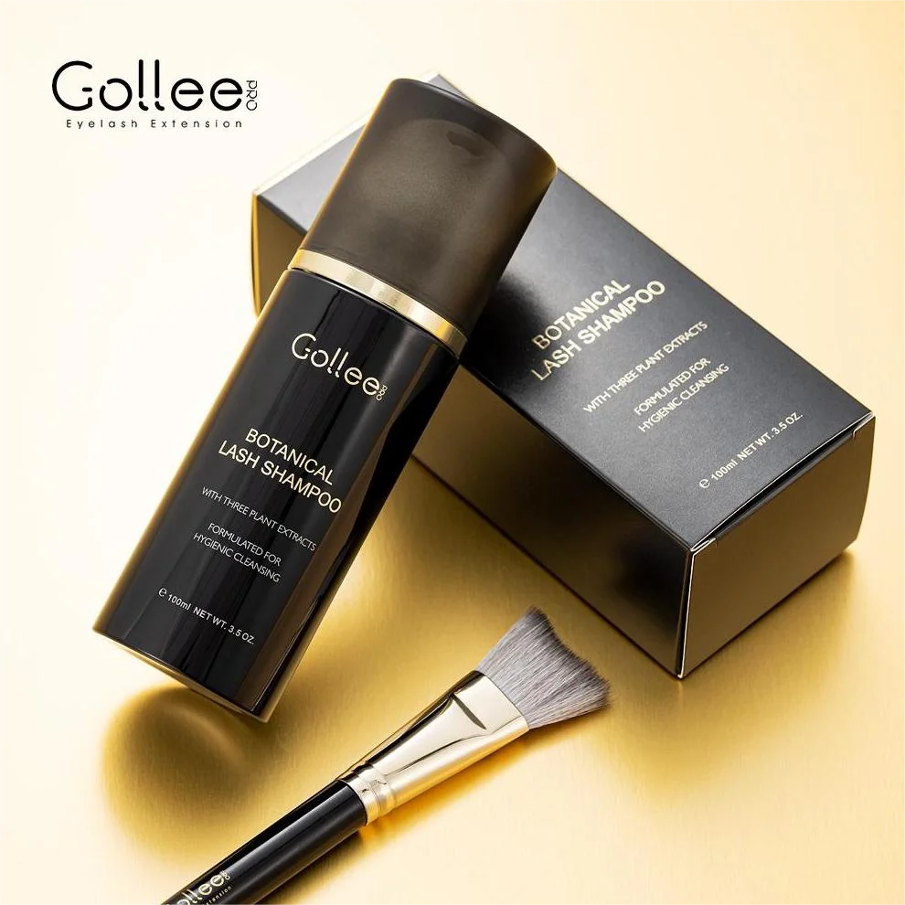 Gollee Private Label 100ML Bottle Lash Grafting Foam Gentle Organic Eyelash Cleanser