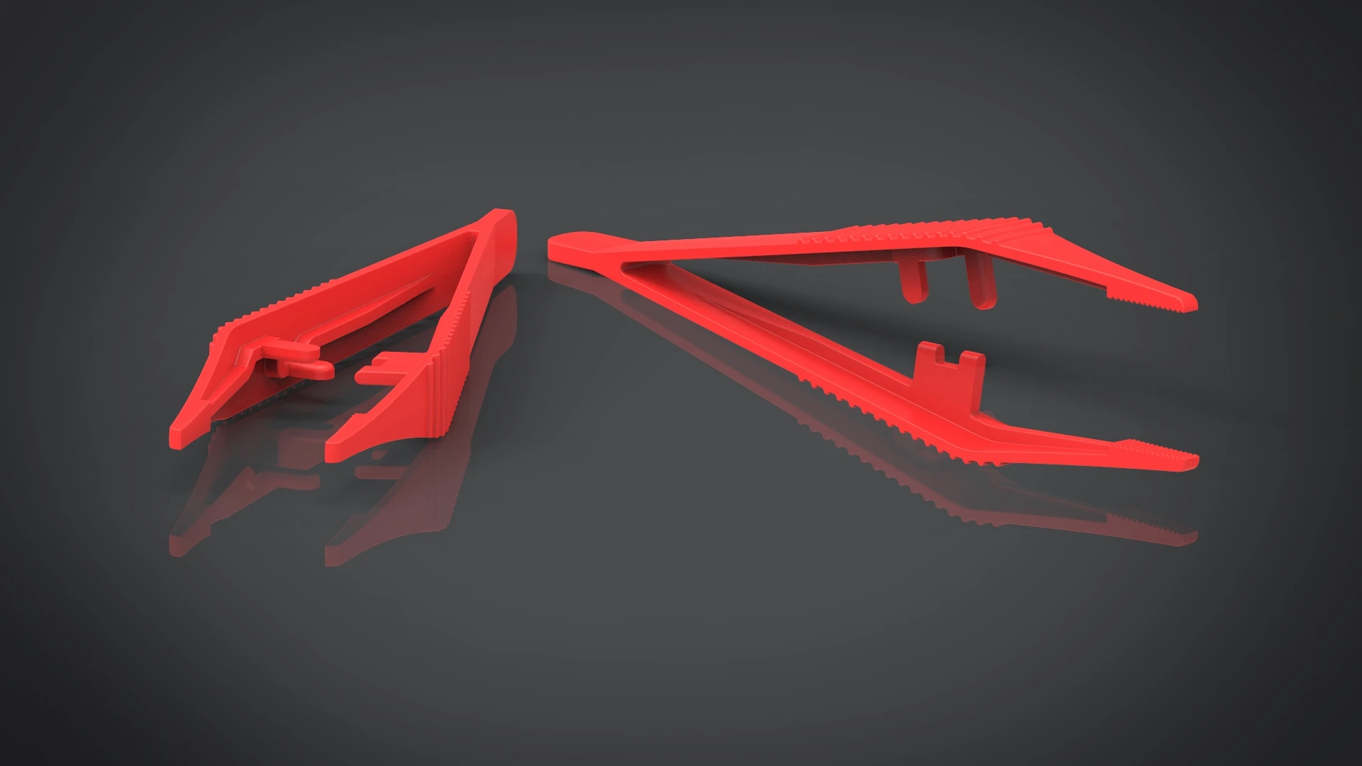 Surgical Instruments Stainless Steel Tweezers Dressing Thumb Forceps Manual Power Clamp Safety MOL Plastic Dissecting Forceps