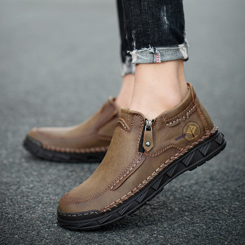 Factory Wholesale Professional Blue Black classic luxury branded top quality italian pure leather mens driving shoes