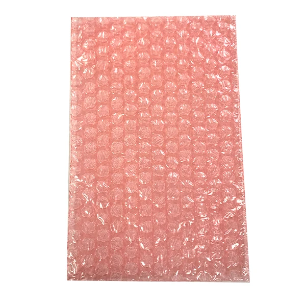 Wholesale ESD Packaging Anti Static Bubble Bags Inflatable Bubble Bag with Adhesive Tape