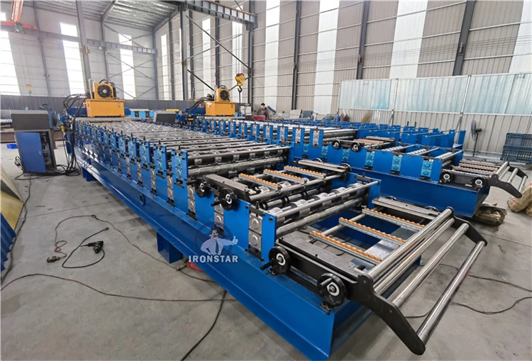 Latest Design Double House With Curving Roof Roll Forming Machine For Prefab Construction