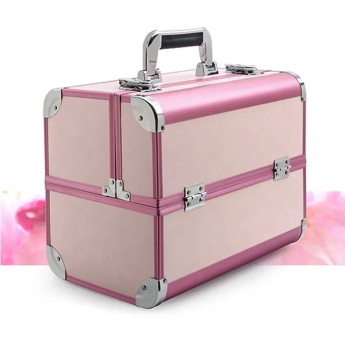 Portable Professional Cosmetic Bag Suitcases For Cosmetics Large Capacity Women Travel Makeup Bags Box Manicure Cosmetology Case