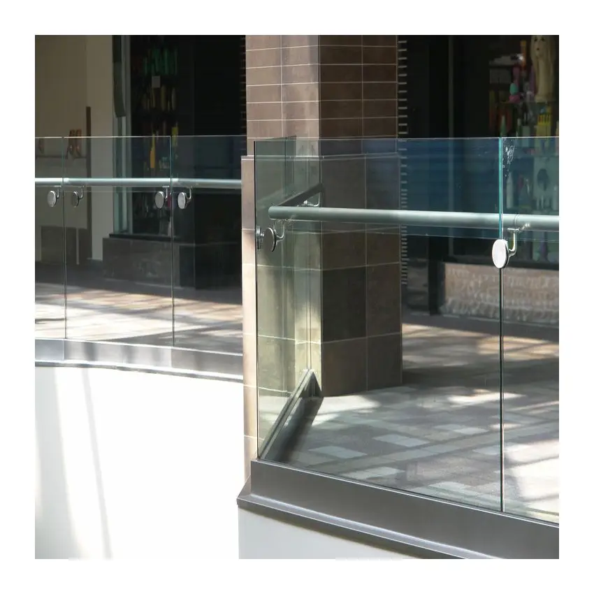 ACE Railing For Staircase Aluminum Base Glass Balustrades Deck Balcony Railing