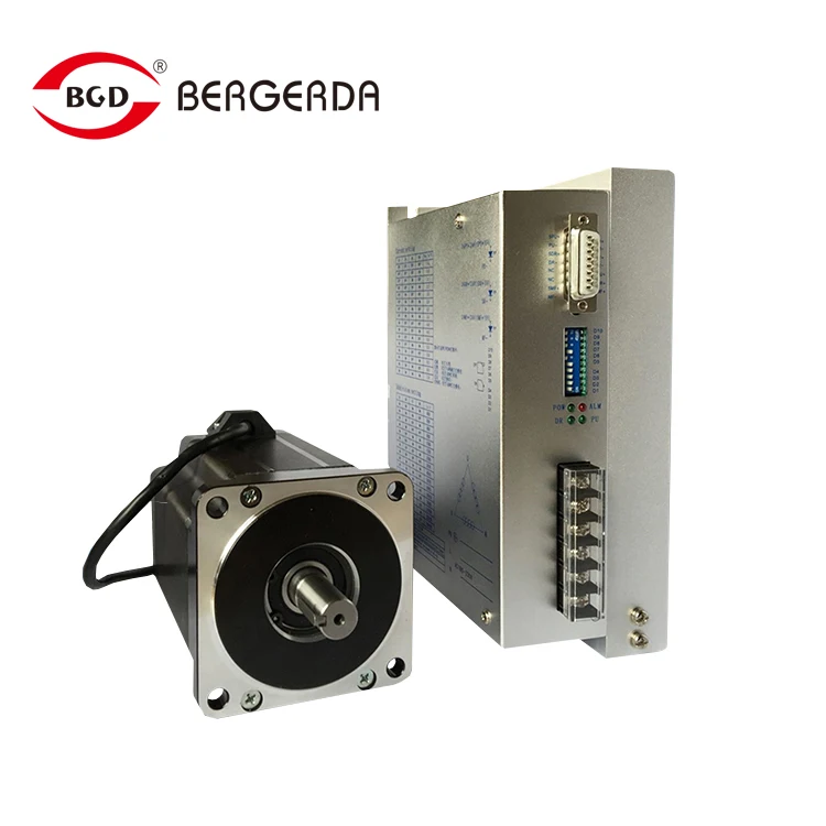 DC stepper motor with 1.8 degree and 2.2Nm hold torque, closed and open loop support