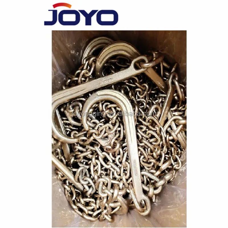 Galvanized G70  binding Chain with J Hooks,ISO9001...