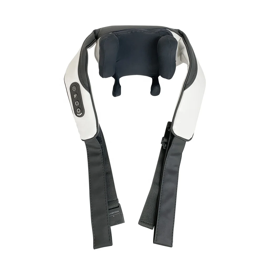 Hot Sale Wholesale Wireless 8d Smart Trapezius Deep Kneading Shiatsu Heating Therapy Neck & Shoulder Massager
