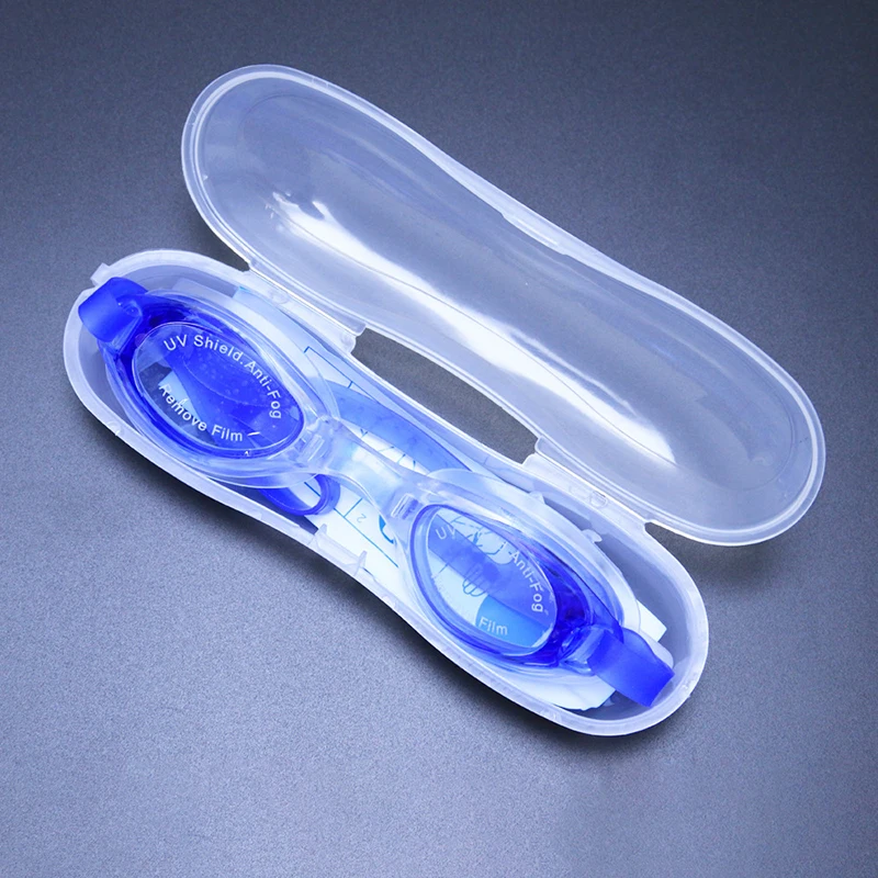 Jetshark wholesale cheap professional racing anti-fog eye protection glasses adult children kids swimming goggles