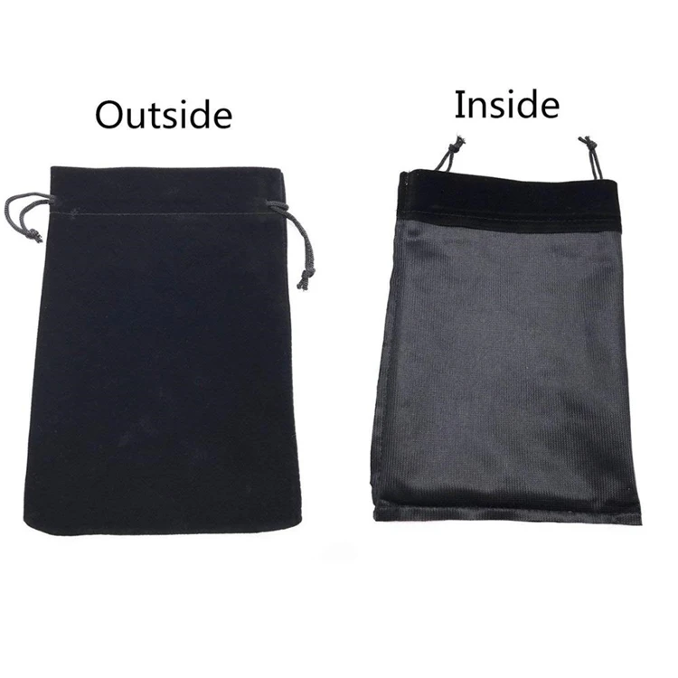 Promotional Drawstring Velvet Packaging Fabric Gift Bags Custom Logo Printed Drawstring Bag